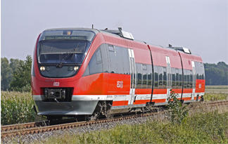Bahntickets sollen günstiger und Flugtickets teurer werden Bild: Regionalzug der Deutschen Bahn