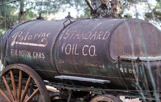 Bild: Ein alter Öltank