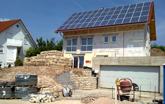 Bild: Solaranlage Neubau